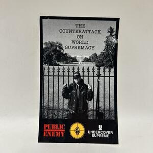 Supreme Undercover Public Enemy White House Sticker SS18